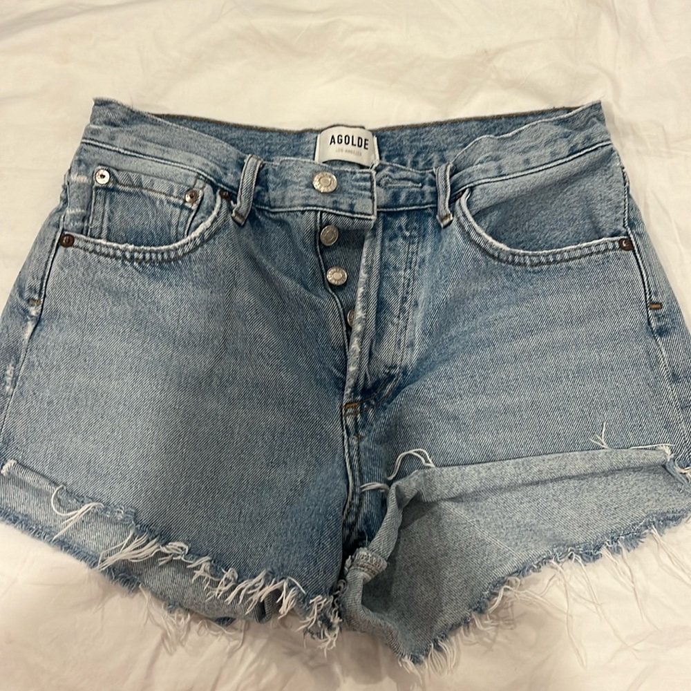 size 25 Agolde jean shorts
